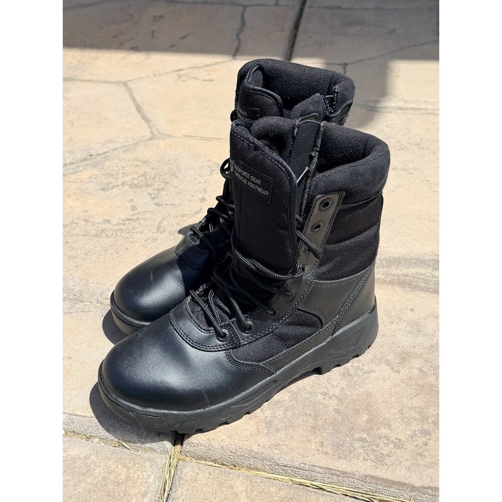 Response Gear Tactical Footwear Women’s Side Zip II Boots Black Size 10 NEW